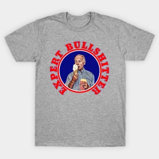 Cartoon Biden with Ice Cream Expert Bullshitter T-Shirt